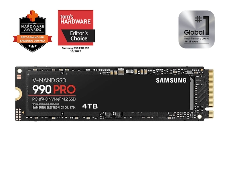 Samsung 990 PRO 4TB PCIe 4.0 NVMe M.2 SSD
